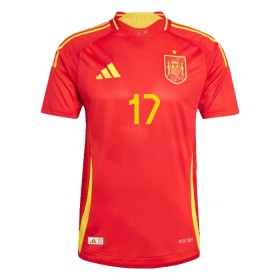 Spanien Williams JR 17 Børn Hjemme EM 2024 - Fodboldtrøjer (S/S)
